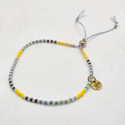 bransoletka z koralików Miyuki-niebieski